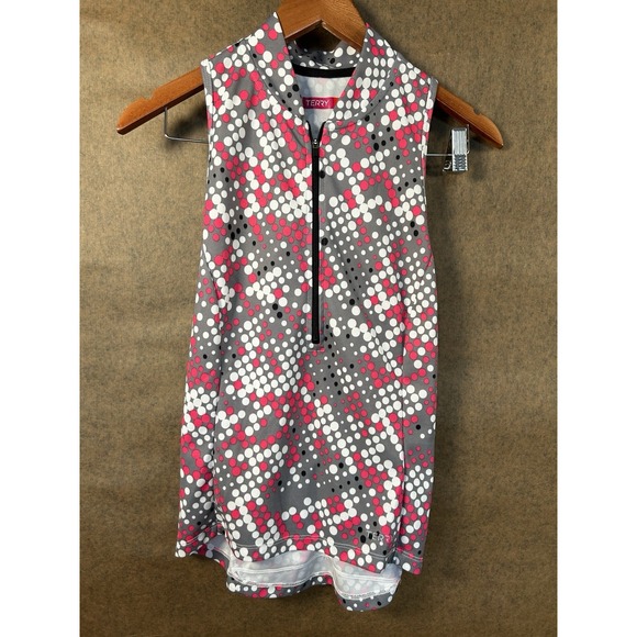 TERRY Bicycles Cycling Top  Women's Size M Half Zip GUC Fits Likes A Size Small - Picture 1 of 6